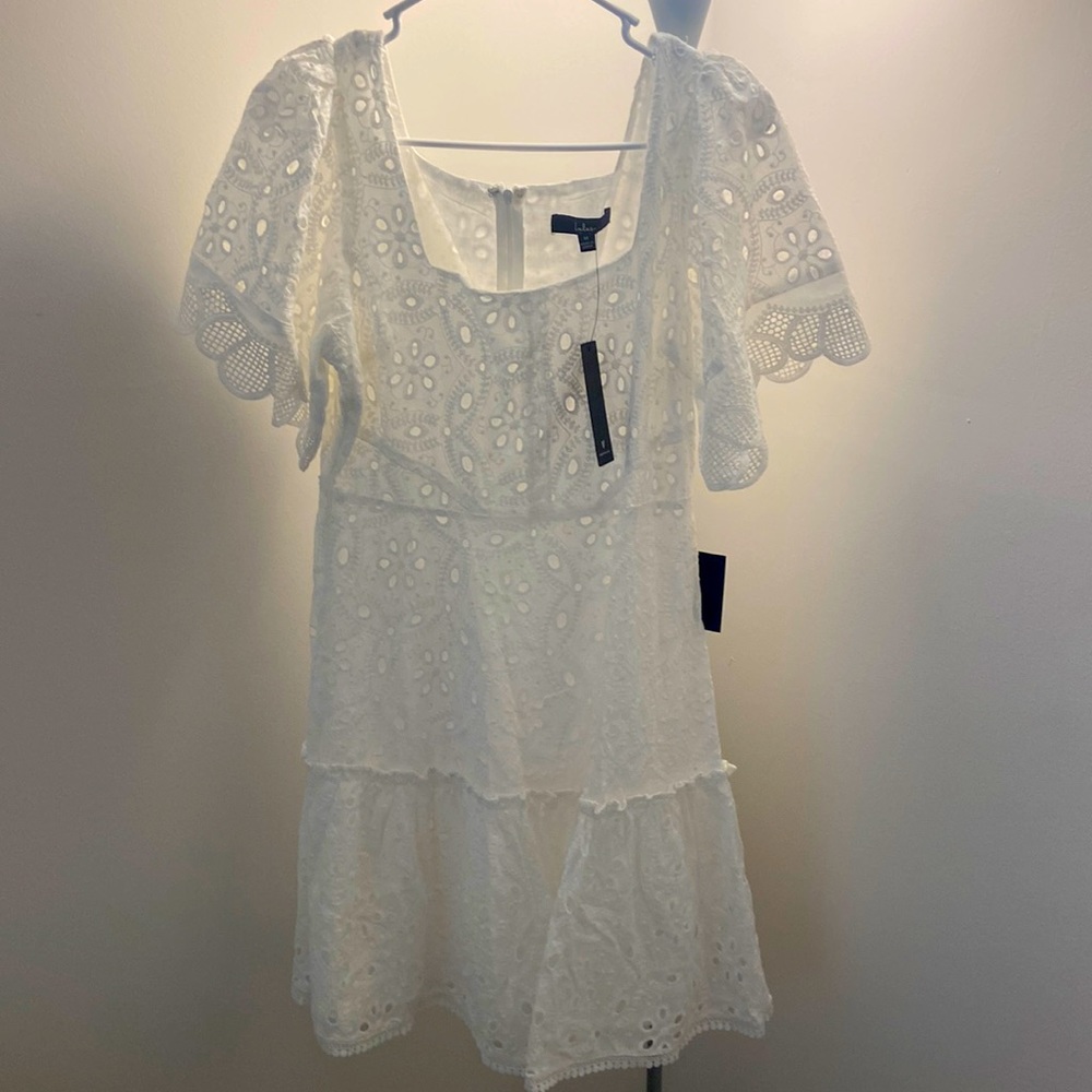 Lulus Medium White Eyelet Dress